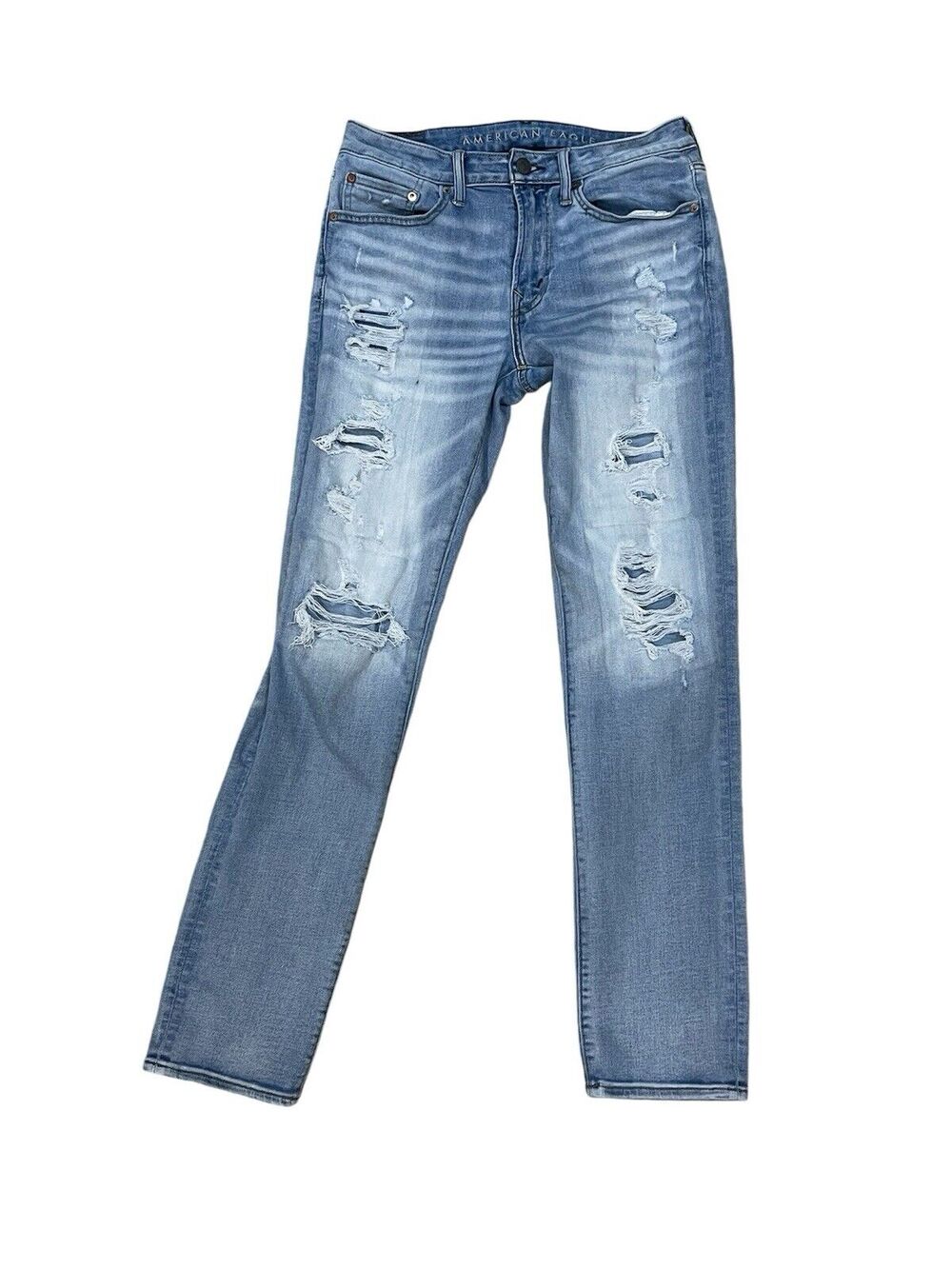 American Eagle Airflex 360 Slim Distressed Denim Jeans Men’s 30x30 (Tag 31x32)